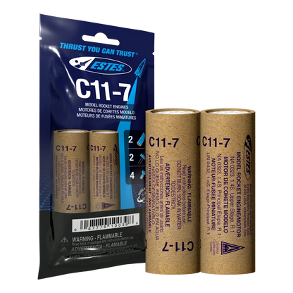 C11-7 Standard Engines for Model Rockets (2) (EST10039)