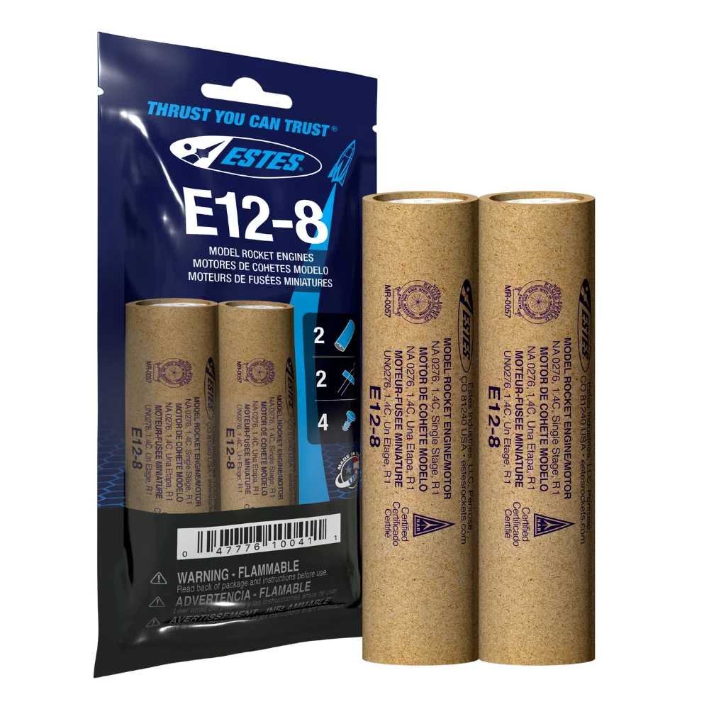 E12-8 Standard Engines for Model Rockets (3) (EST10041)