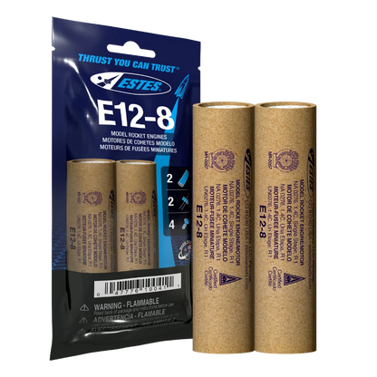 E12-8 Standard Engines for Model Rockets (3) (EST10041)