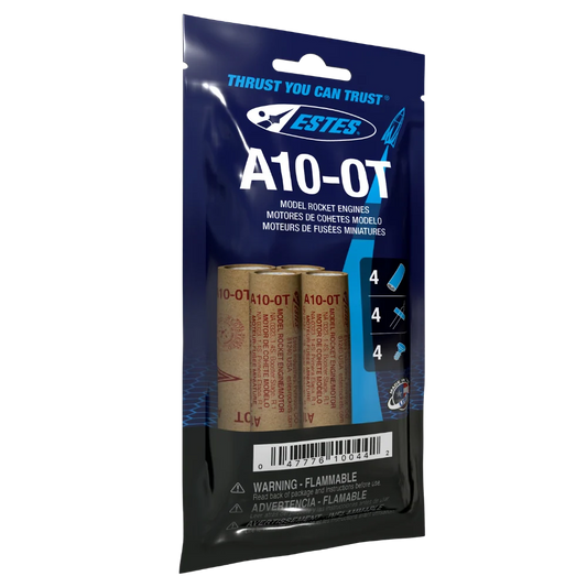 A10-0T 13mm Engines for Model Rockets (2) (EST10044)