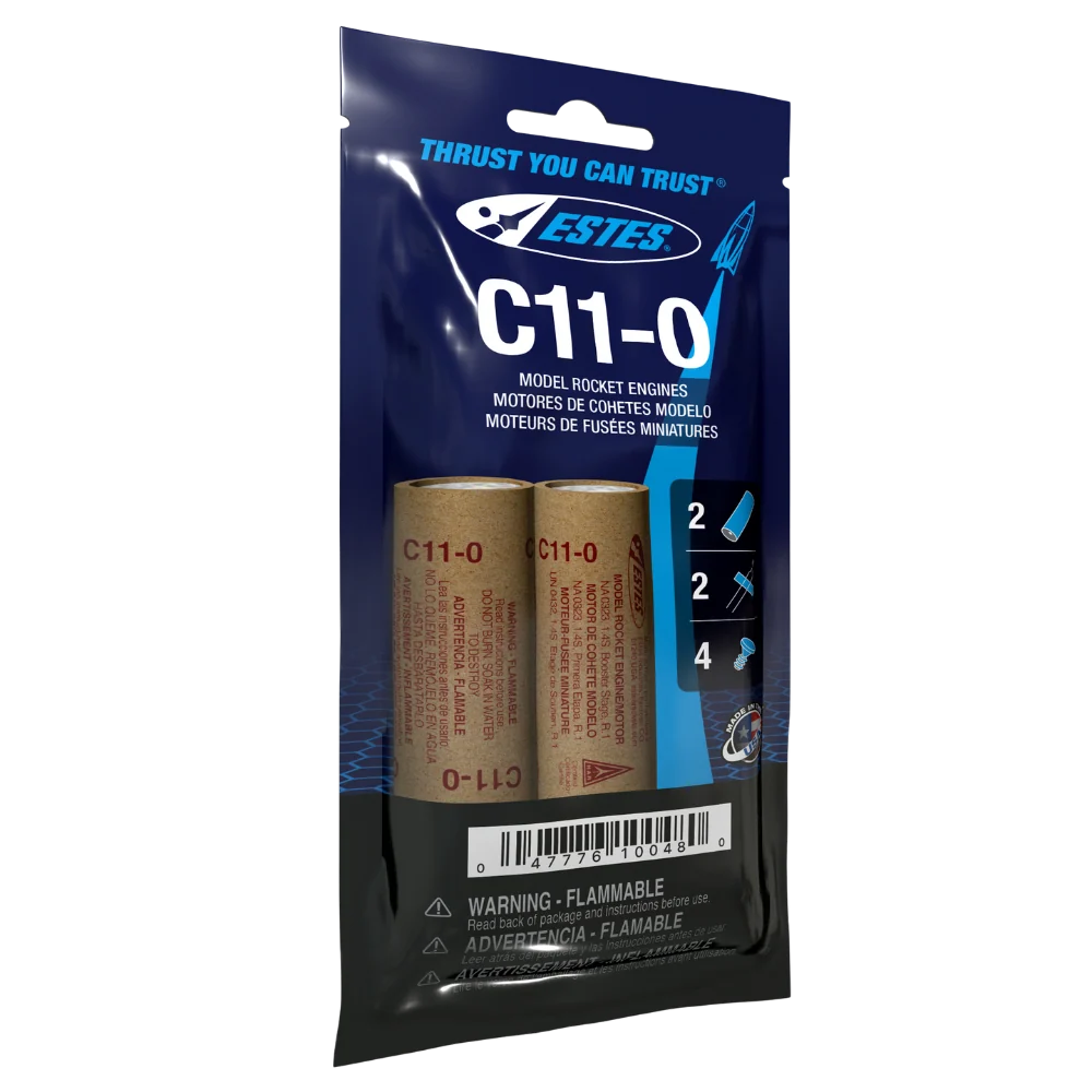 C11-0 Standard Engines for Model Rockets (2) (EST10048)