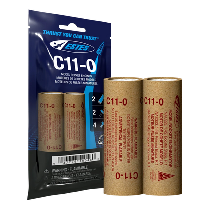 C11-0 Standard Engines for Model Rockets (2) (EST10048)