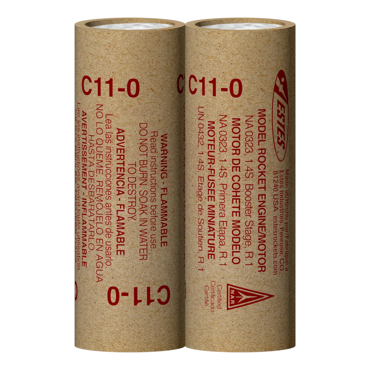 C11-0 Standard Engines for Model Rockets (2) (EST10048)
