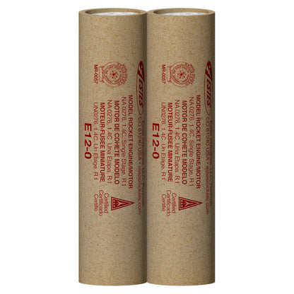 E12-0 Standard Engines for Model Rockets (2) (EST10050)