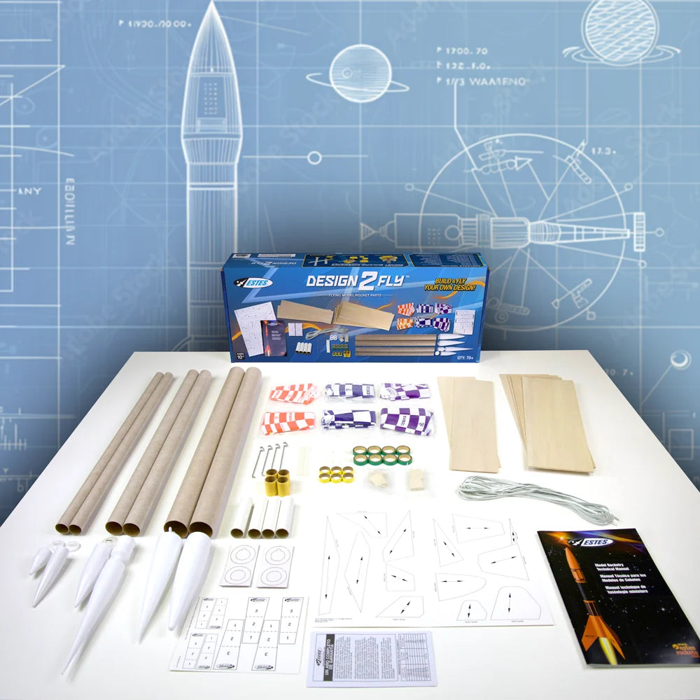 Design2Fly Model Rocket Kit (EST1199)
