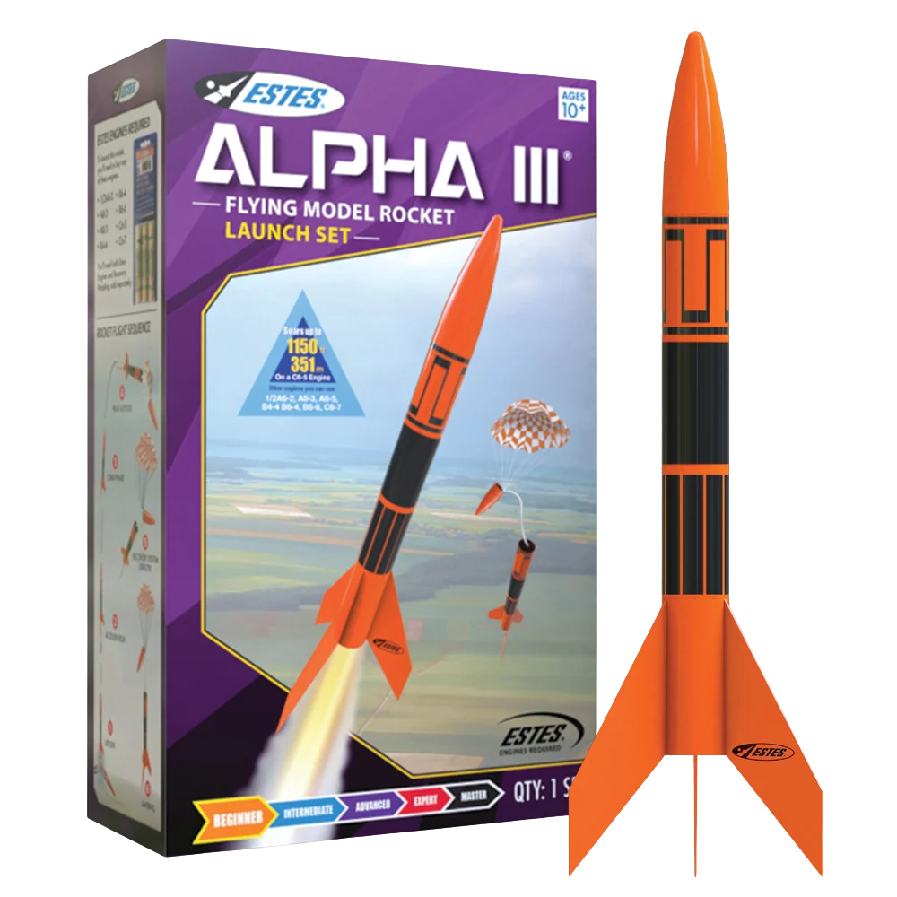 Alpha 3 E2X Model Rocket Launch Set (EST1427)