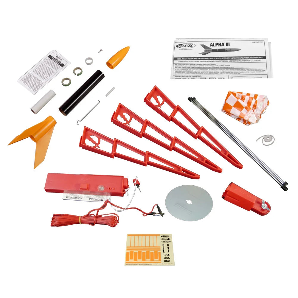 Alpha 3 E2X Model Rocket Launch Set (EST1427)