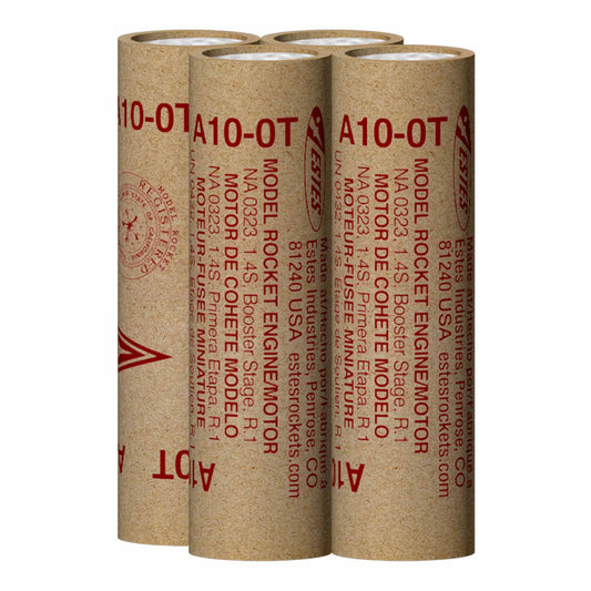A10-0T 13mm Engines for Model Rockets (2) (EST10044)
