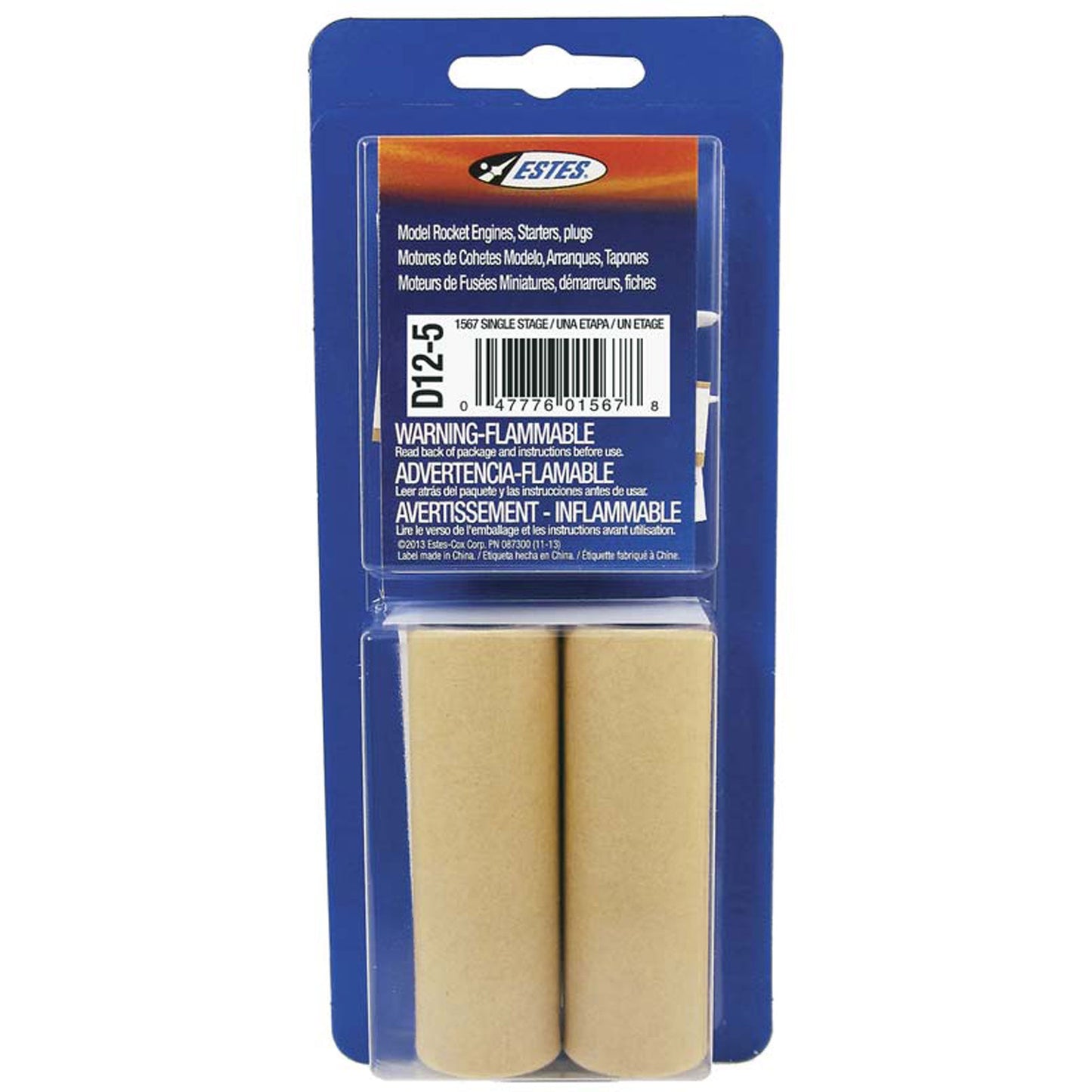 D12-5 Standard Engines for Model Rockets (2) (EST10028)