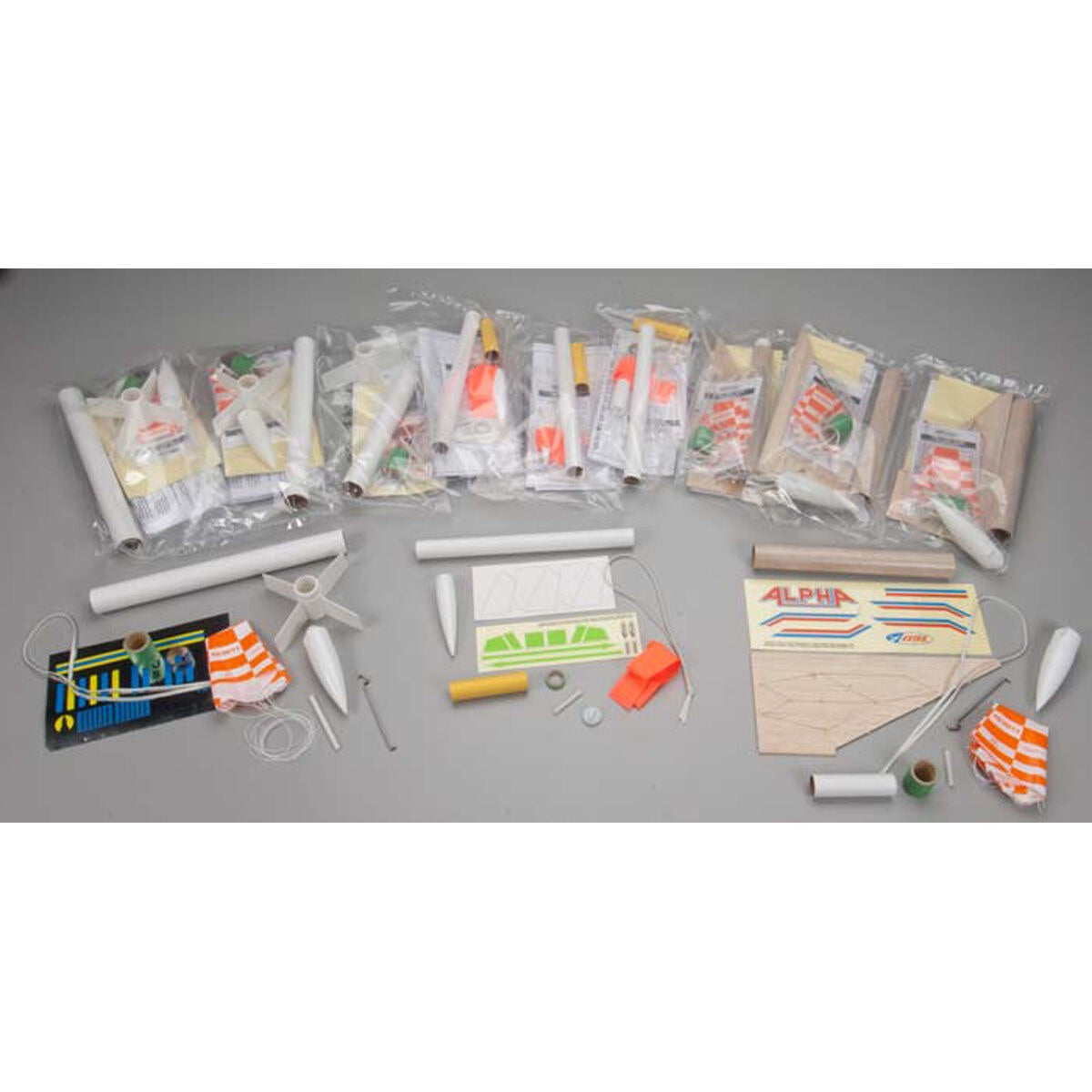 Alpha/Viking/Generic Educator Bulk Pack Model Rocket Kits (12) (EST1753)