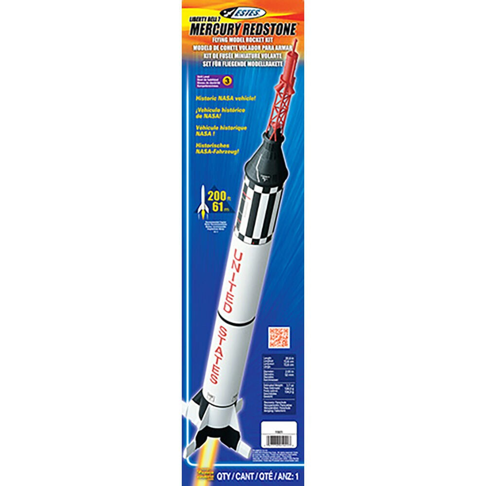 Mercury Red Stone 4/Liberty Bell 7 Model Rocket Kit (EST1921)