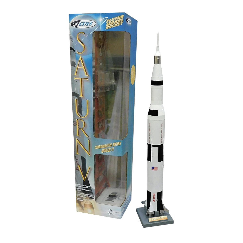 1/200 Saturn V Scale Model Rocket ARF with Stand (EST2160)
