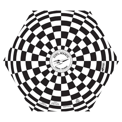 6" Parachute for Model Rockets (EST2262)