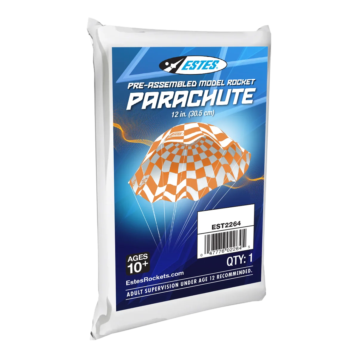 12" Parachute for Model Rockets (EST2264)