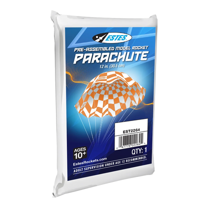 12" Parachute for Model Rockets (EST2264)