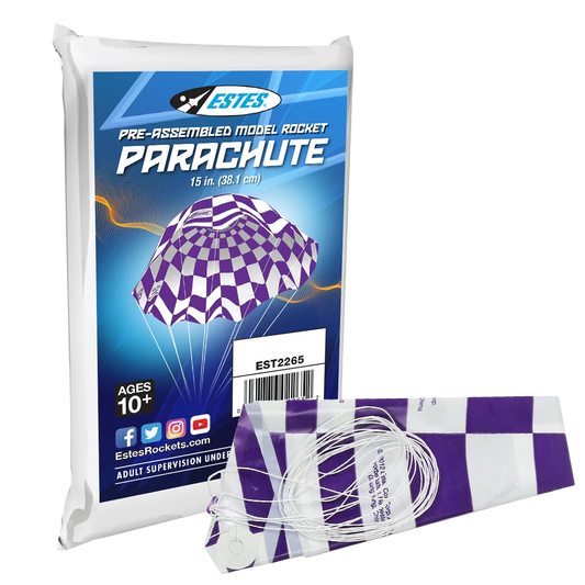 15" Parachute for Model Rockets (EST2265)