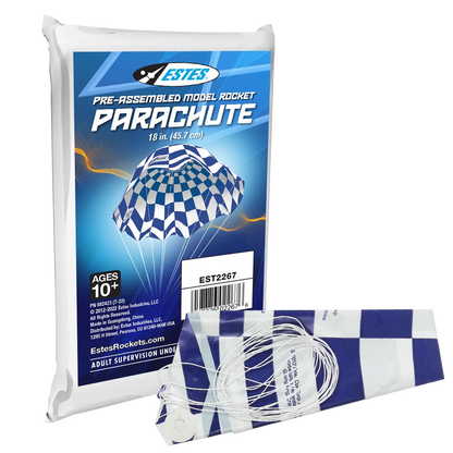 18" Parachute for Model Rockets (EST2267)