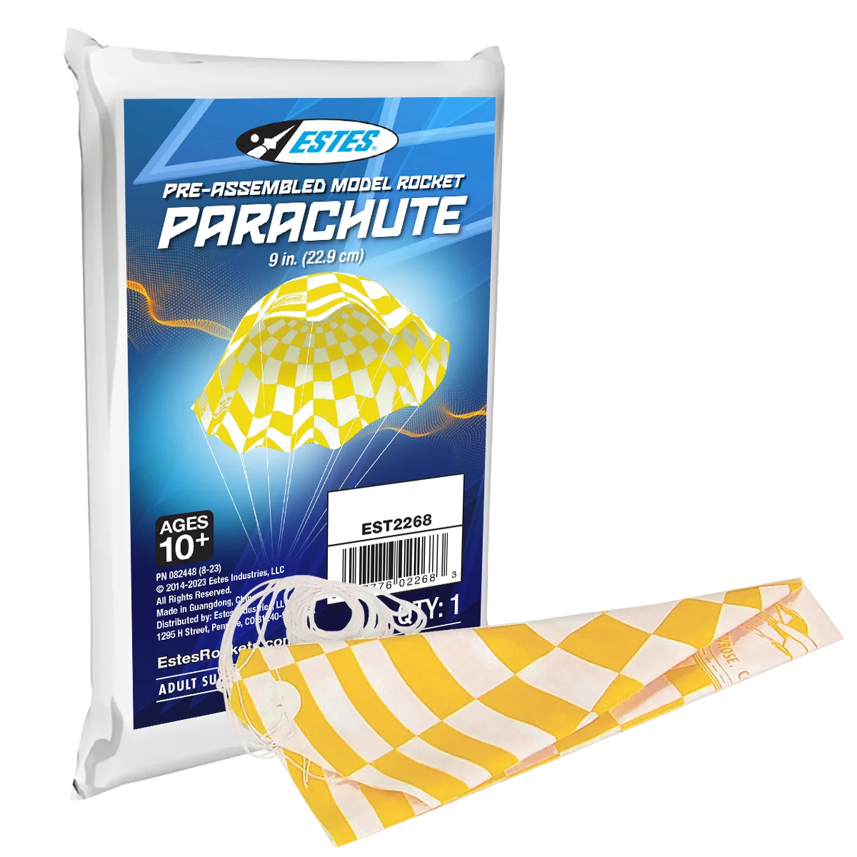 9" Parachute for Model Rockets (EST2268)