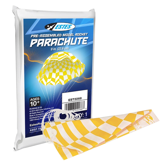 9" Parachute for Model Rockets (EST2268)