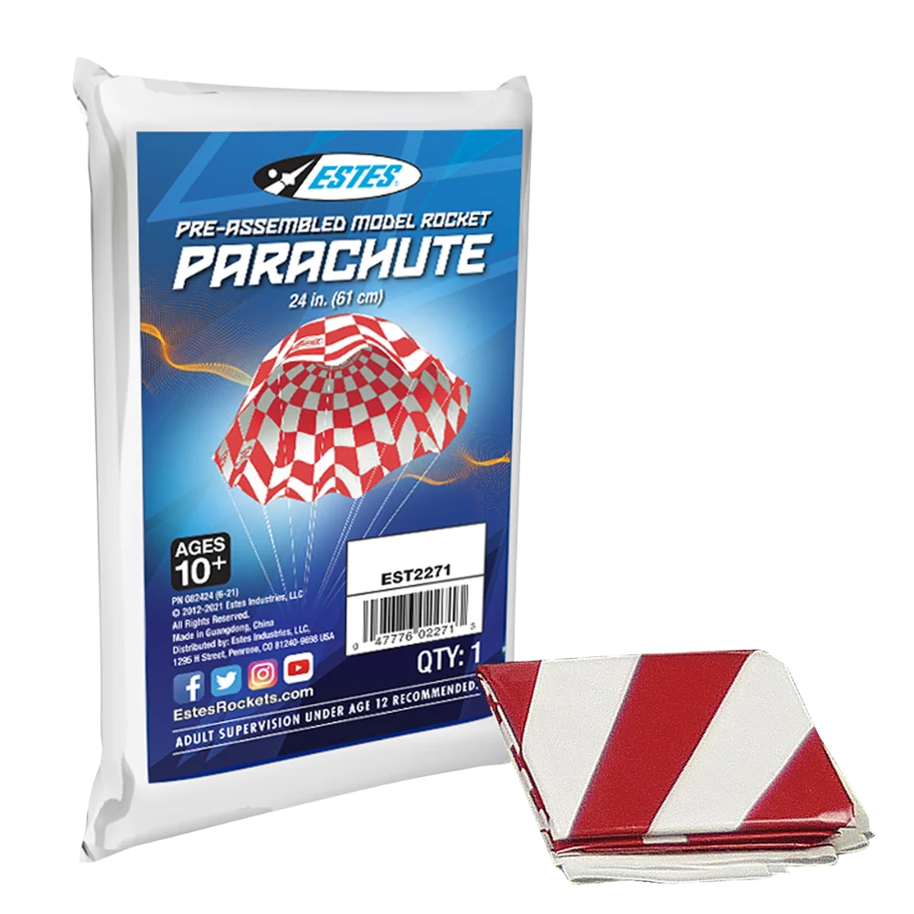 24" Parachute for Model Rockets (EST2271)