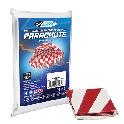 24" Parachute for Model Rockets (EST2271)