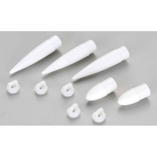 NC-5 Assorted Plastic Nose Cones for BT-5 Model Rockets (5) (EST3160)