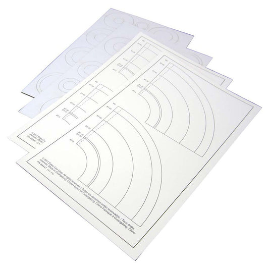 Laser Cut Centering Rings and Paper Adapters for Model Rockets (EST3179)