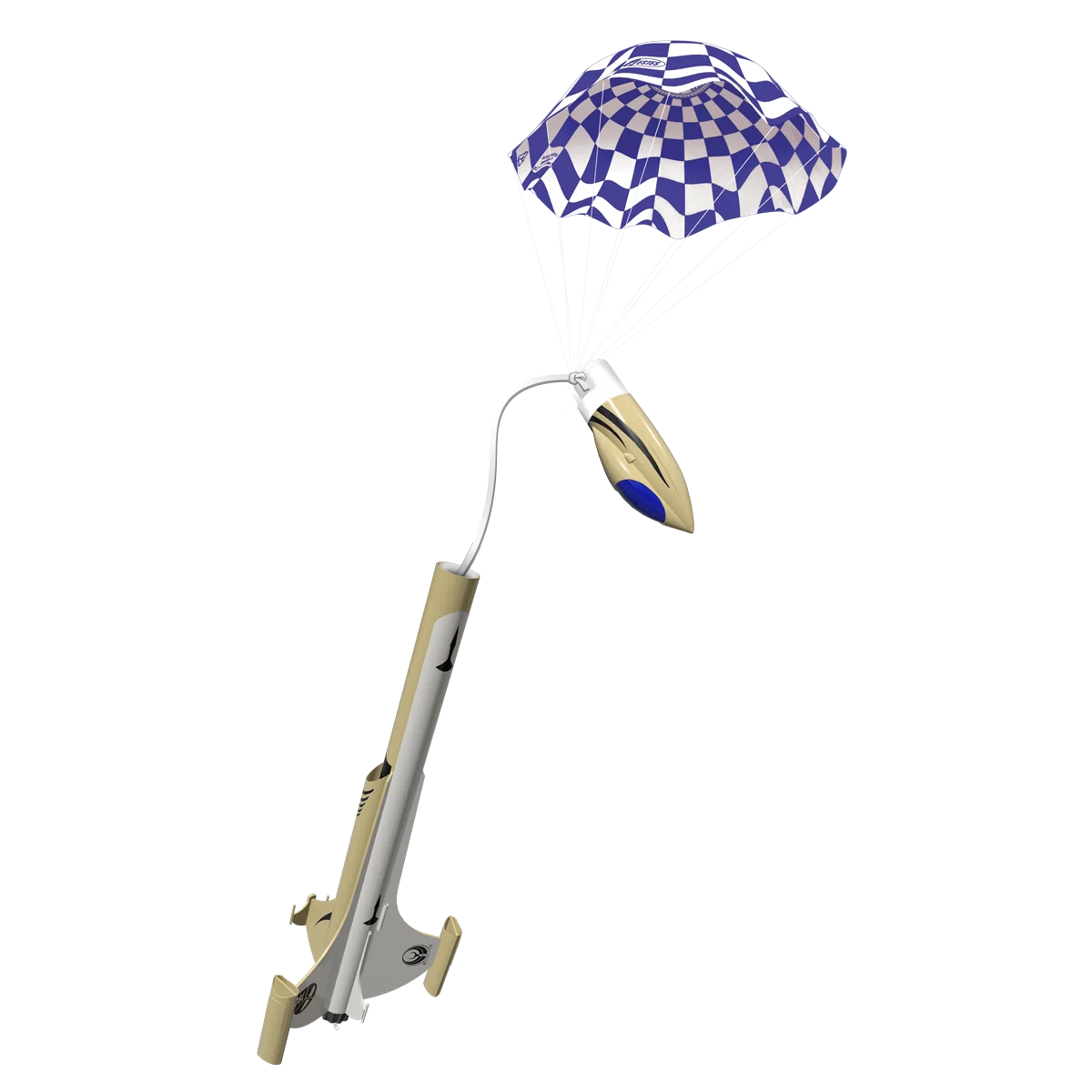 The Xarconian Cruiser Model Rocket Kit (EST3223)