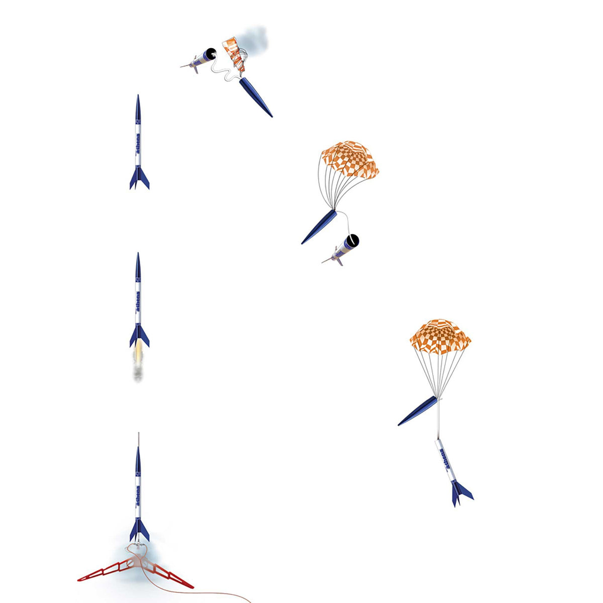 Athena X Model Rocket Starter Set (EST5304)