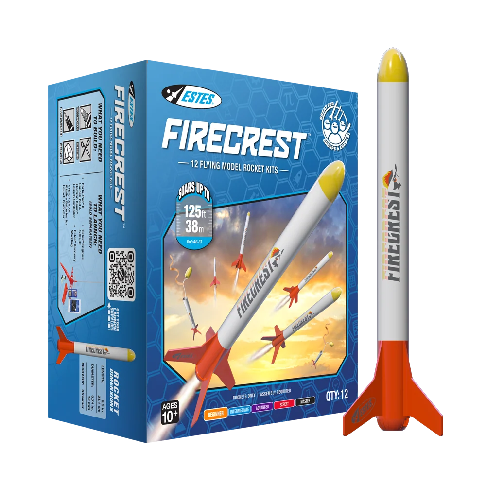 Firecrest Educator Bulk Pack Model Rocket Kits (12) (EST5334)