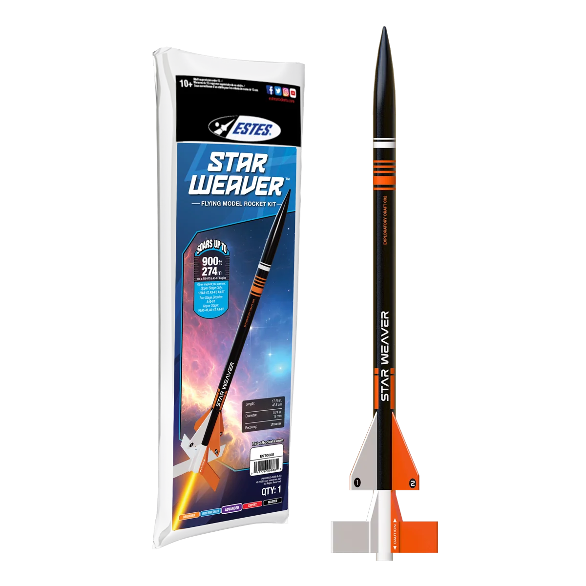 Star Weaver Model Rocket Kit (EST688)