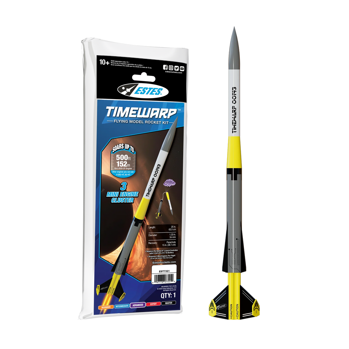 TimeWarp Model Rocket Kit (EST7321)