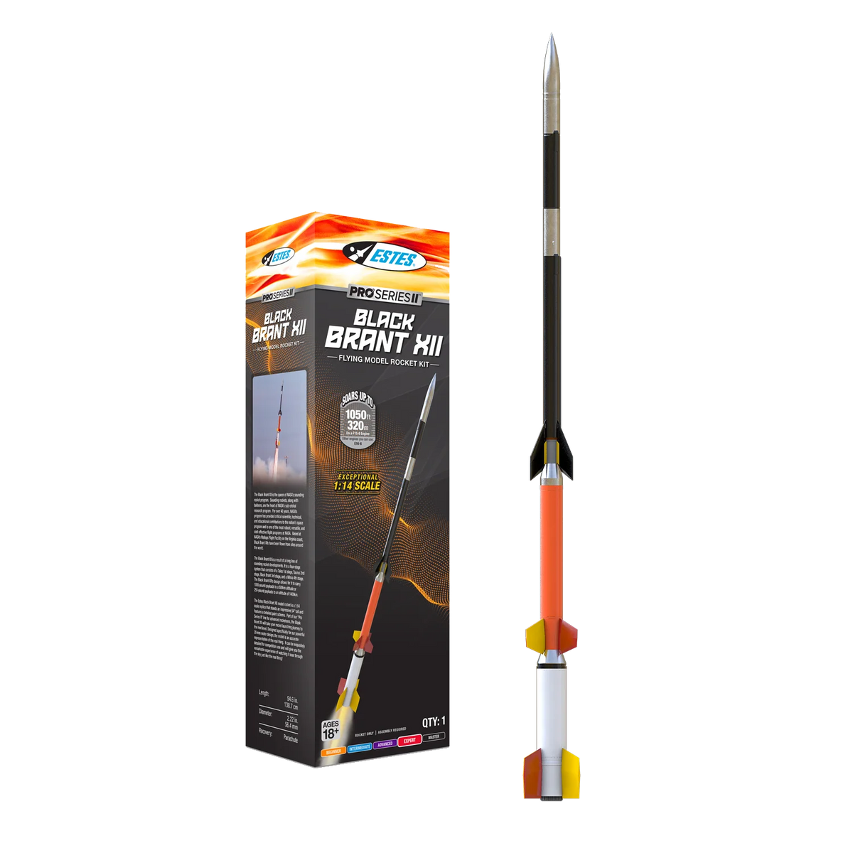 Pro Series II Black Brant XII Model Rocket Kit (EST9723)