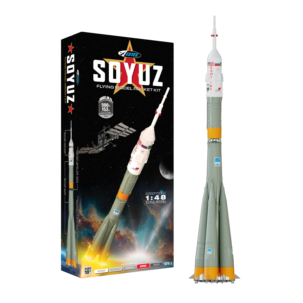 Pro Series II Soyuz Model Rocket Kit (EST9732)