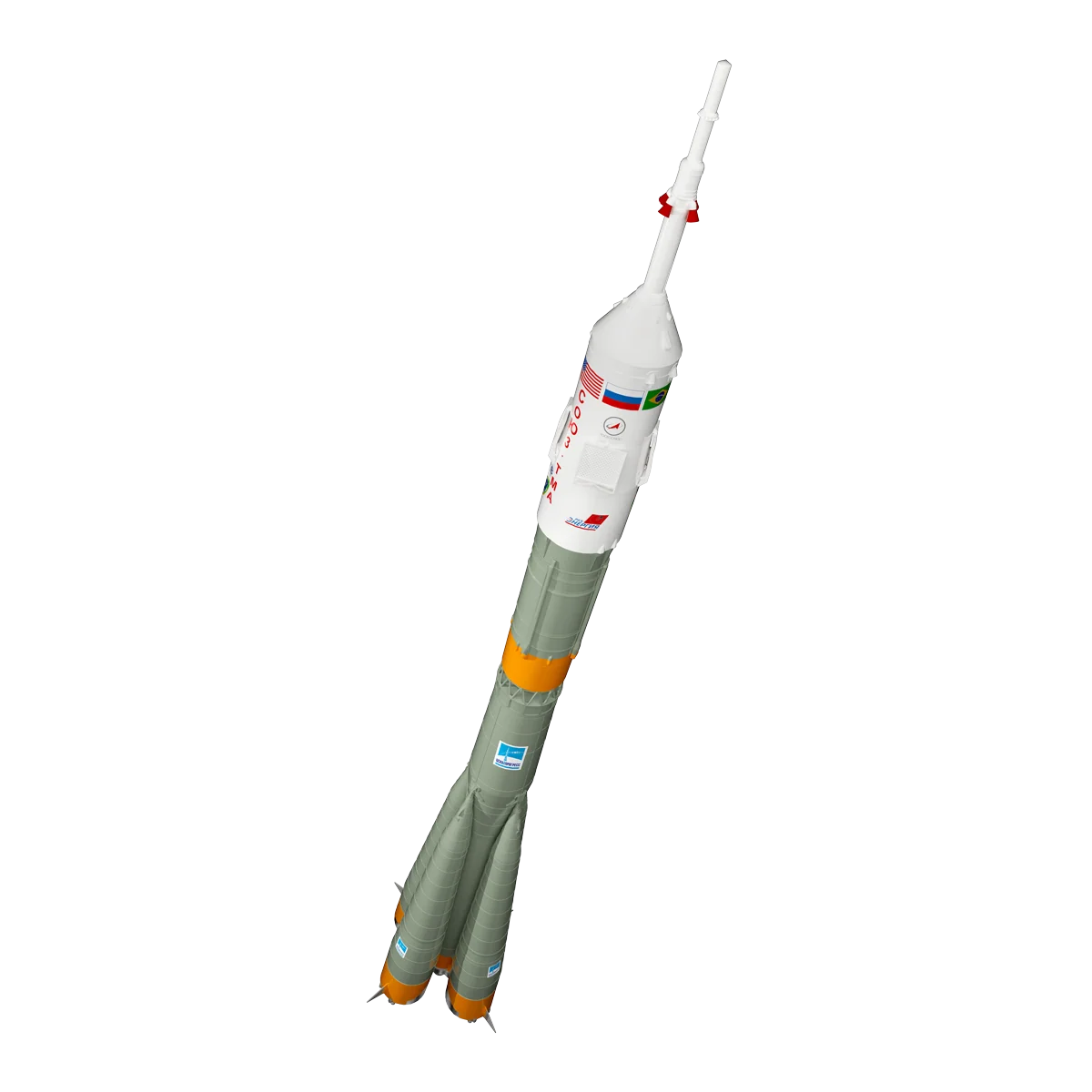 Pro Series II Soyuz Model Rocket Kit (EST9732)