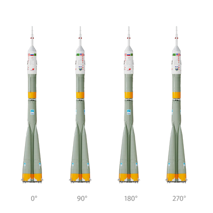Pro Series II Soyuz Model Rocket Kit (EST9732)