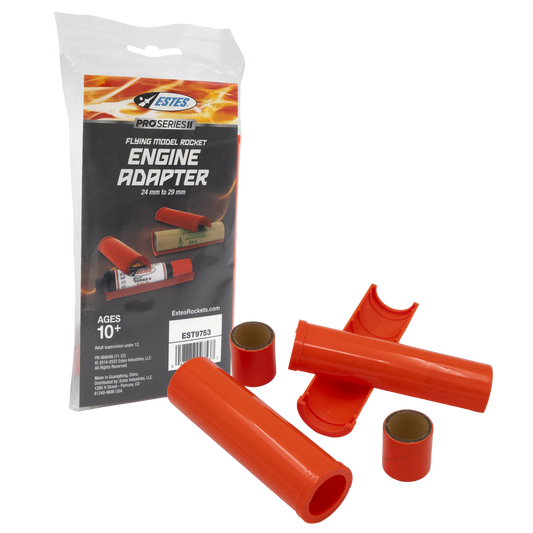 24mm to 29mm Engine Adapter for Model Rockets (EST9753)