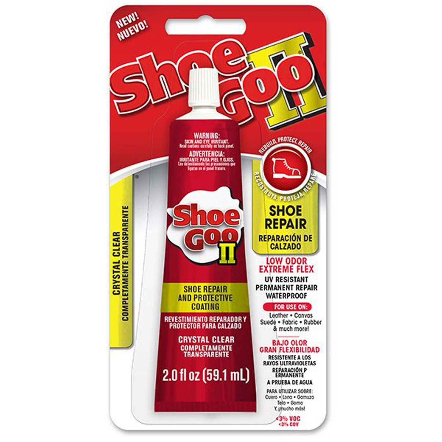 Shoe Goo II Low Odor Clear Adhesive 2 oz. (ETC571120)