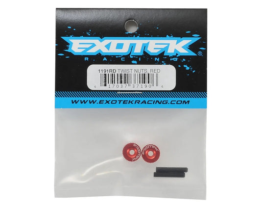 Twist Nuts for M3 Thread Red (ETK1191RD)