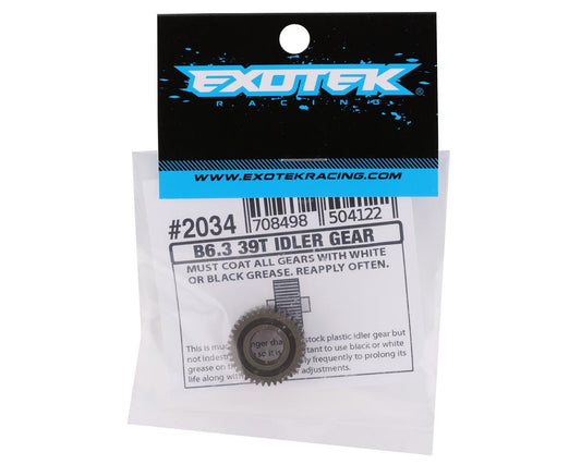 Alloy Idler Gear 39T for B6.3 Laydown (ETK2034)