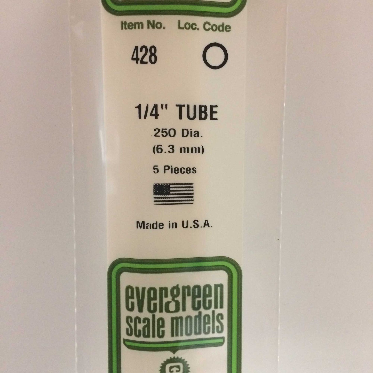 24 Inch Tubing .250 Inch Diameter Pack of 5 (EVG428)