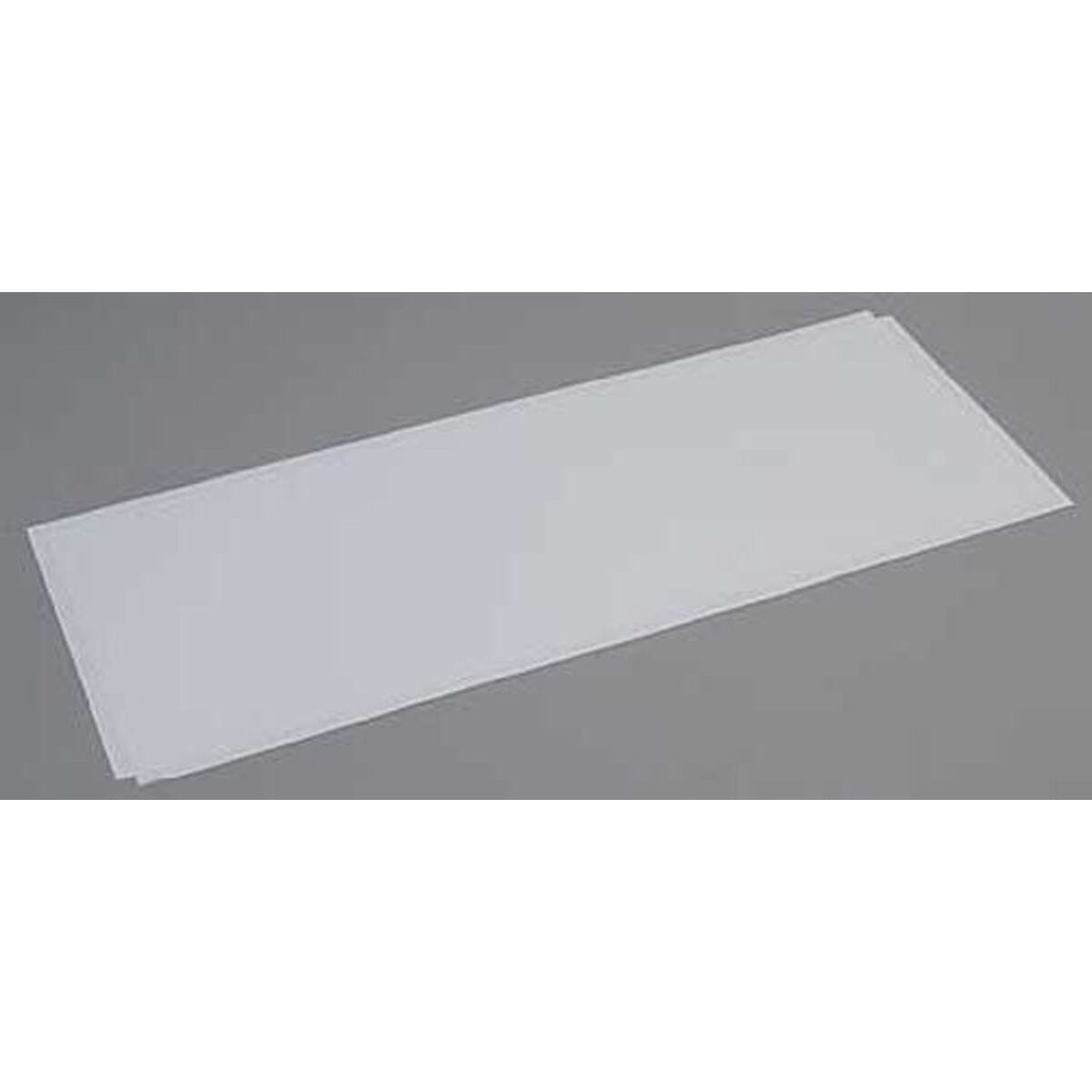 White Sheet .080 x 8 x 21 inches (Pack of 2) (EVG9107)