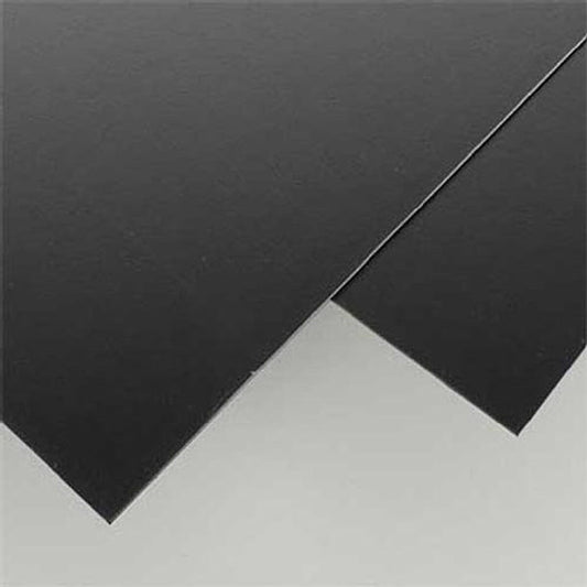 Black Styrene Sheets 0.06 x 8 x 21 Inches (2 Pack) (EVG9116)