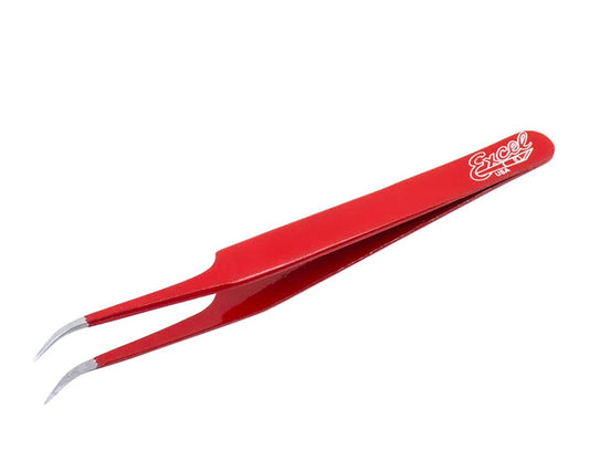 Slant Point Tweezers Red (EXL30426)