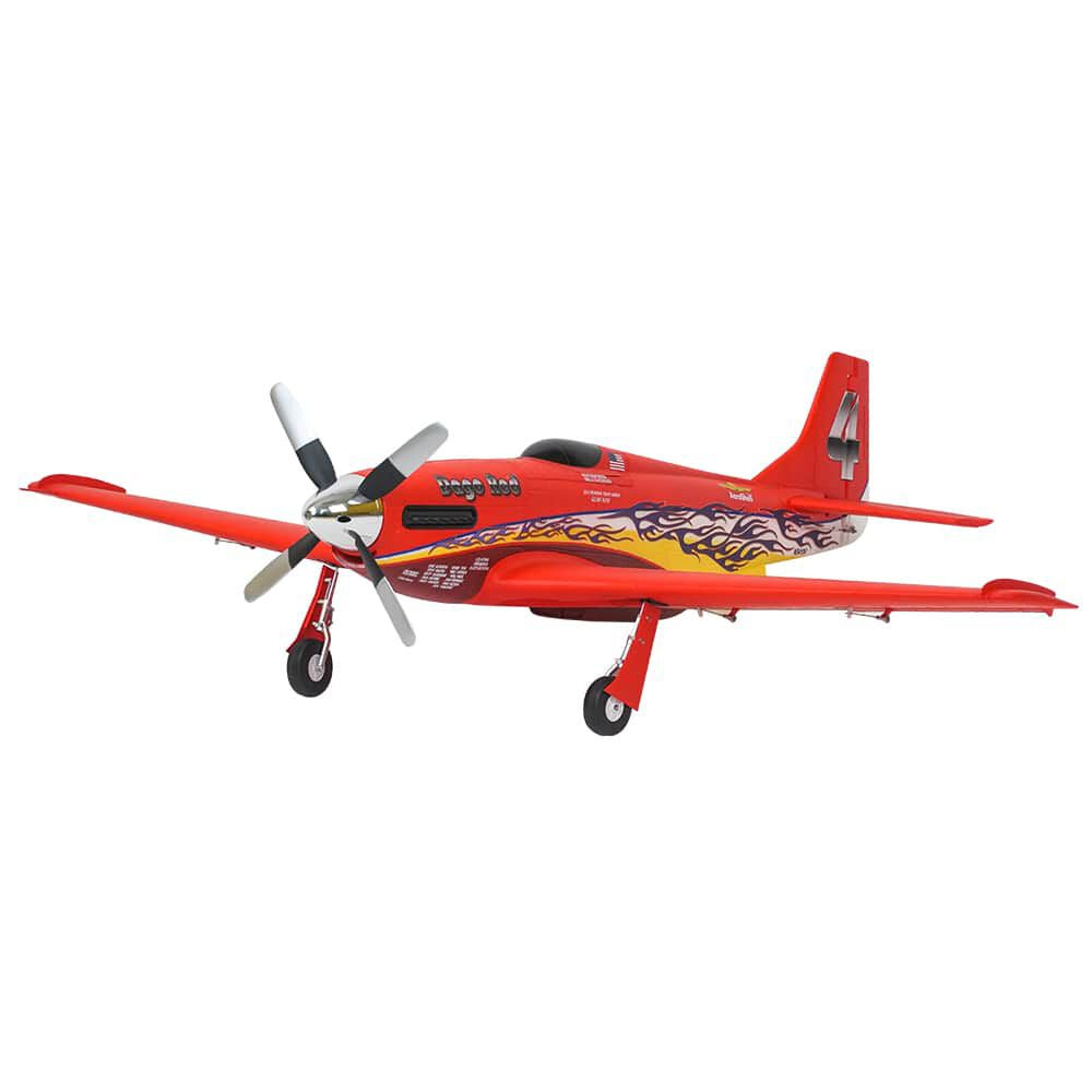 P-51D Mustang 1100mm PNP with Dago Red Trim (FMM134P)