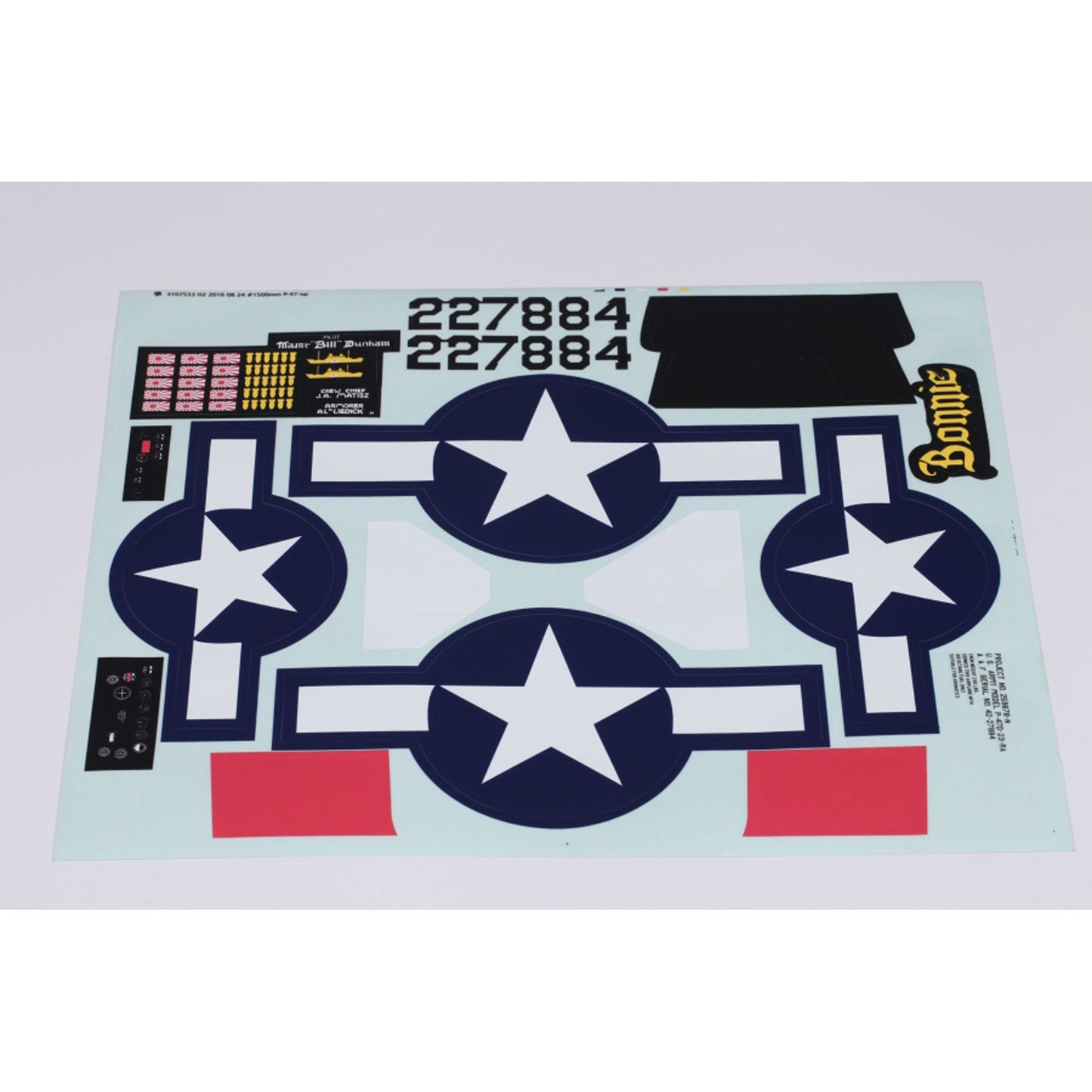 Decal Sheet for P-47 Model 1500mm (FMMPT119)