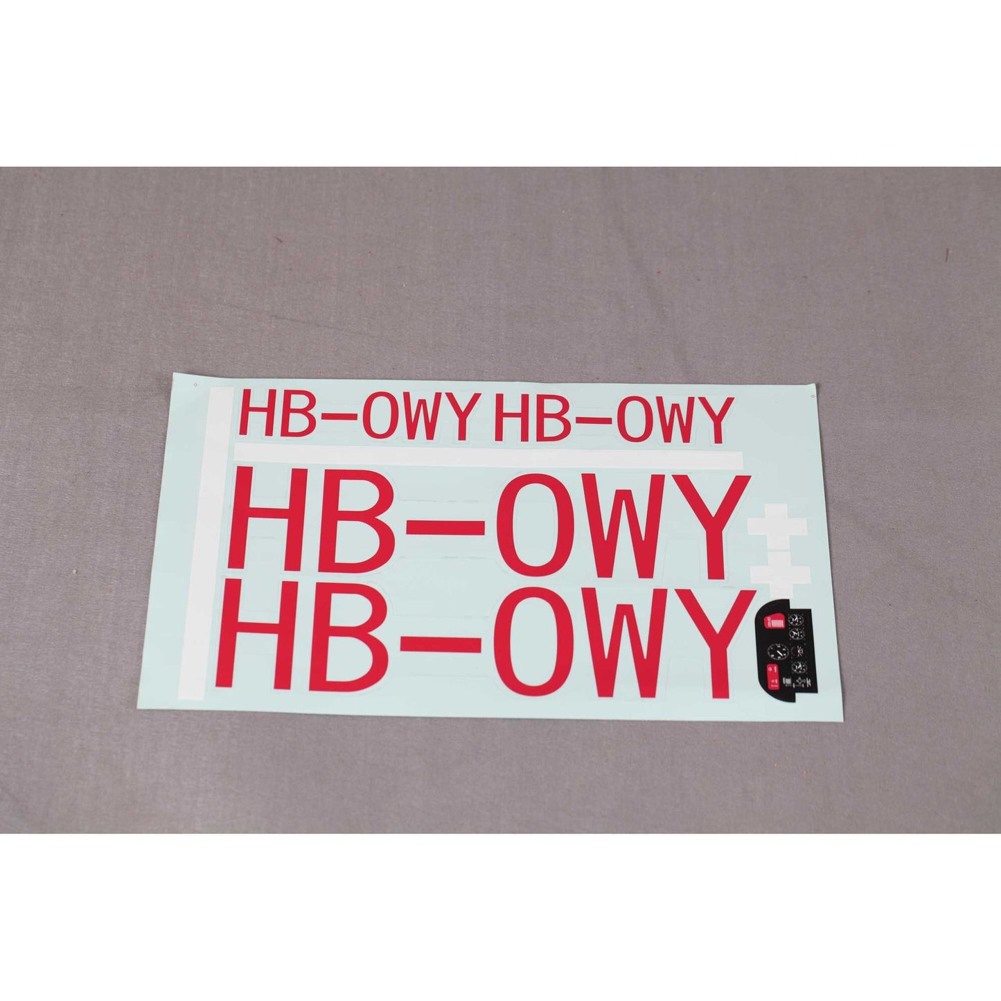 Decal Sheet for J-3 Cub V3, 1400mm (FMMRK109)