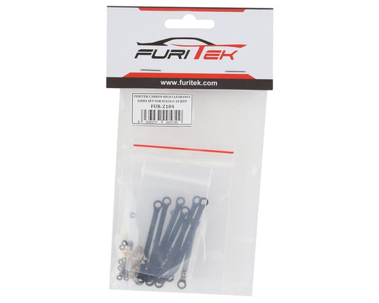 Carbon High Clearance Links Set for SCX24 Bronco C-10 Jeep (FRU2104)