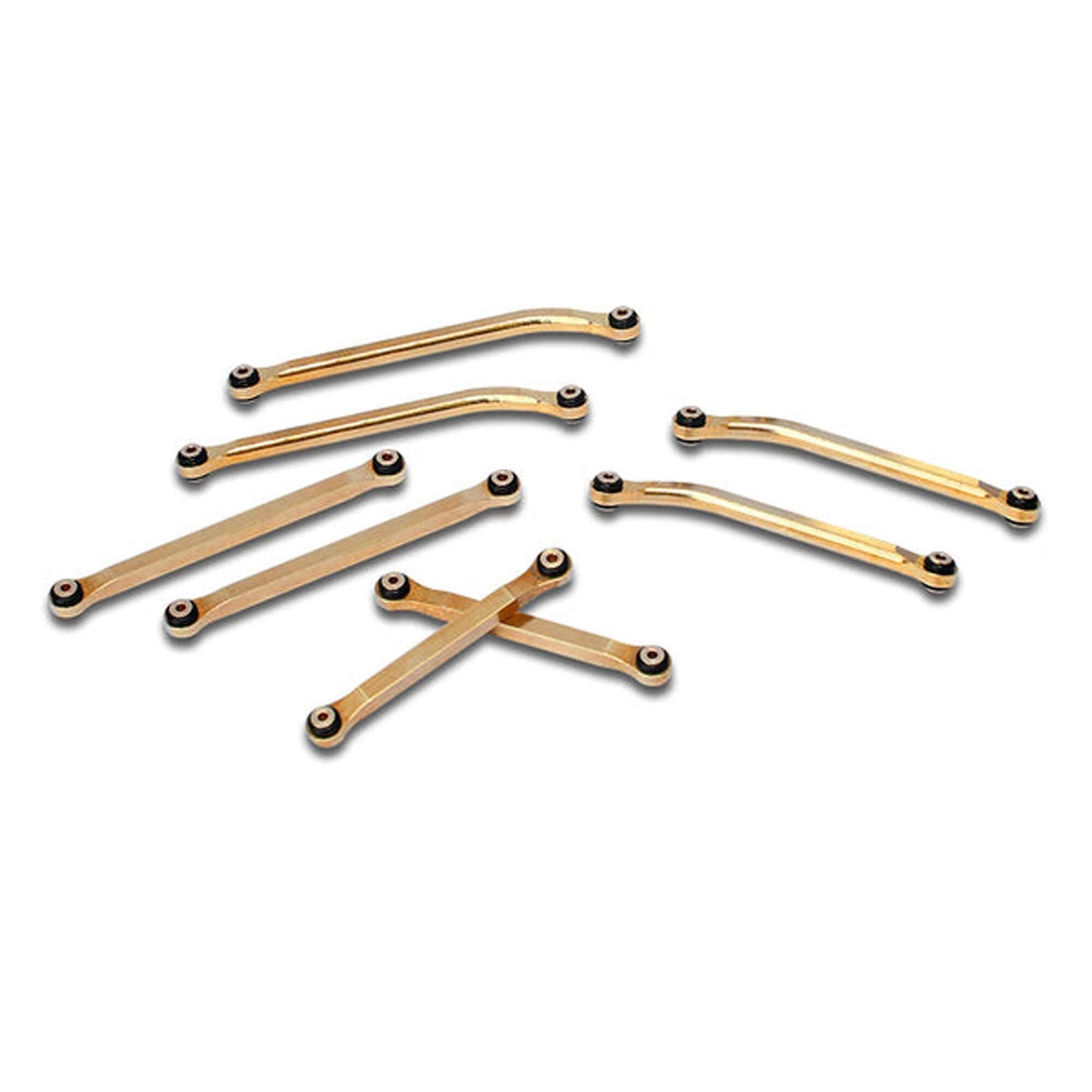 Brass High Clearance Links Set for SCX24 Bronco, C-10, Jeep (FRU2136)