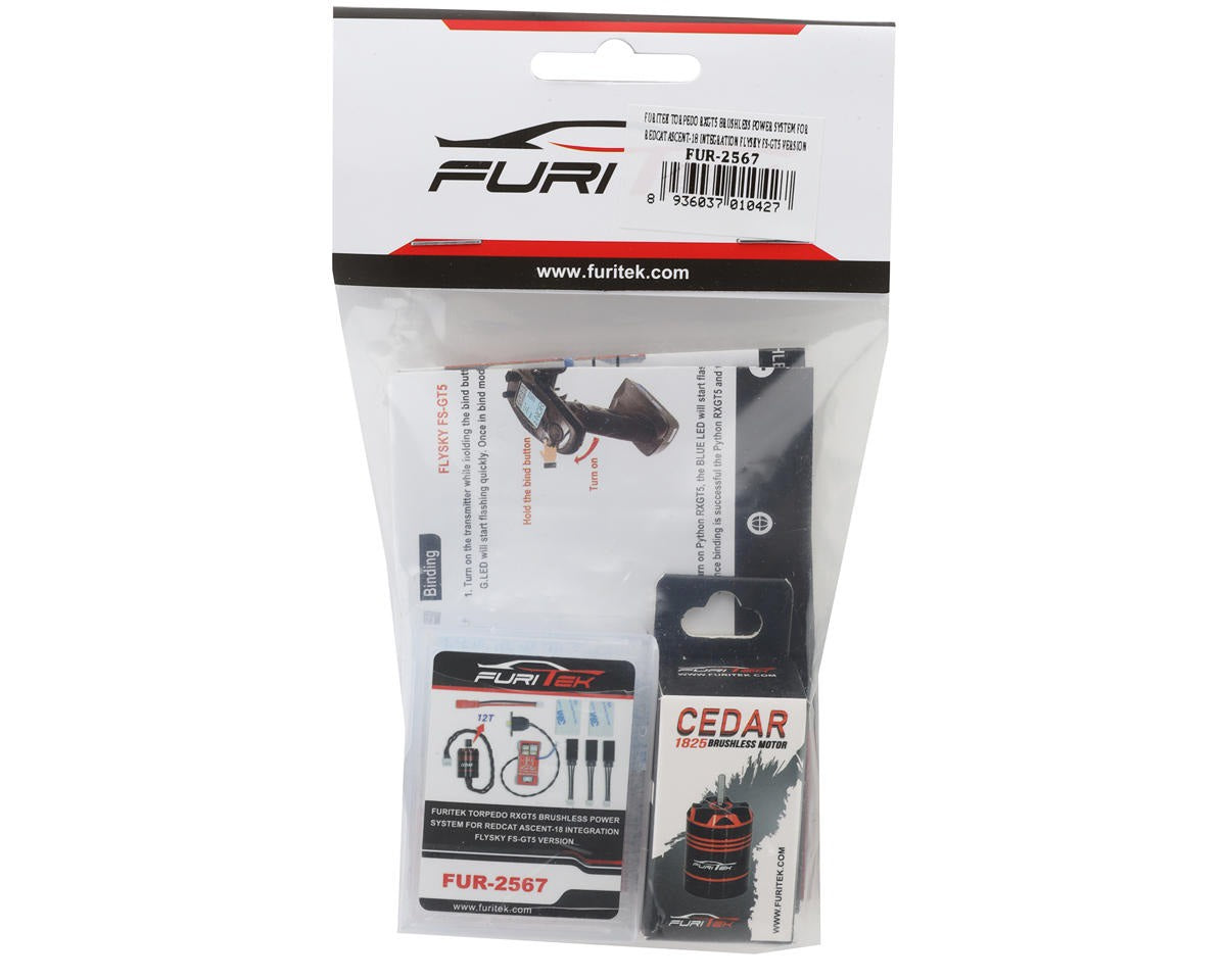 TORPEDO RXGT5  SYSTEM FOR REDCAT ASCENT-18 INTEGRATION FLYSKY FS-GT5 VERSION (FRU2567)